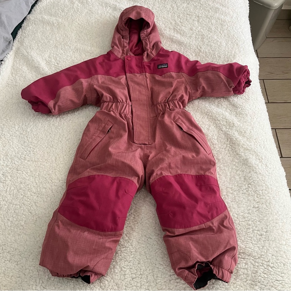 Patagonia Pink Snowsuit 24M